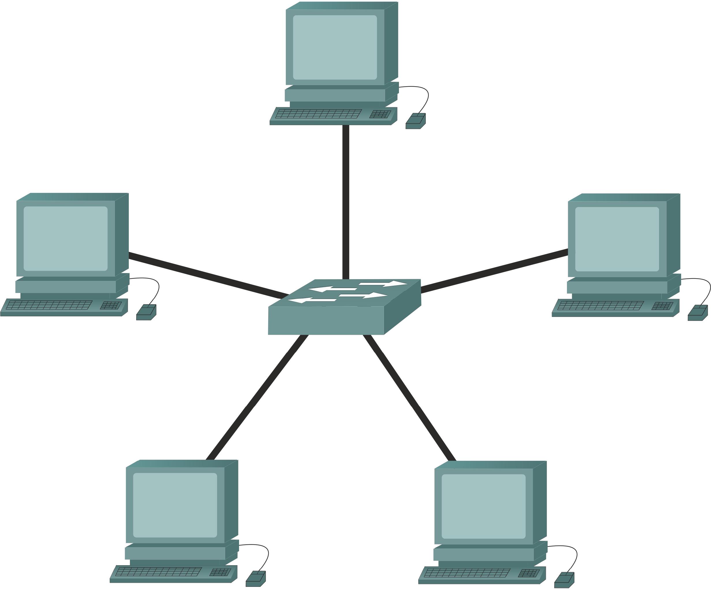 hvězdicová topologie
